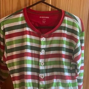 Little blue house Christmas one piece